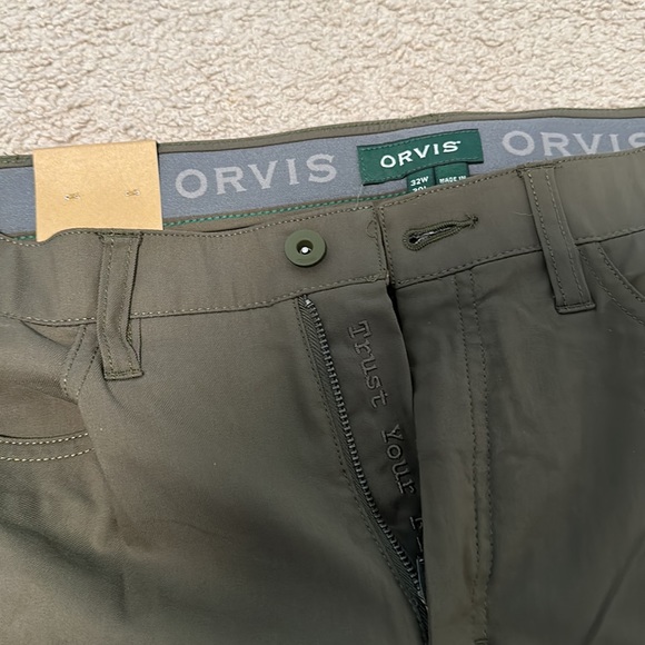 Orvis Slim Fit Sports Tech Pants NEW WITH TAGS - Picture 4 of 5